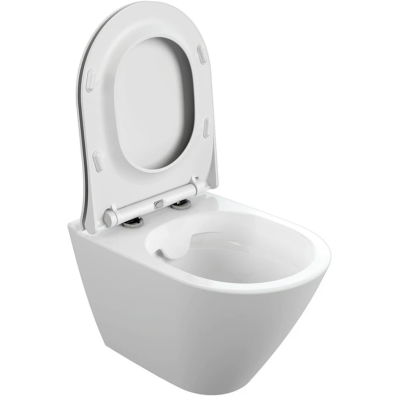 Комплект унитаза Cersanit City Smart CO DPL EO slim LP с инсталляцией Vector 64917 с сиденьем Микролифт фарфор подвесной