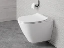 Комплект унитаза Cersanit City Smart CO DPL EO slim LP с инсталляцией Vector 64917 с сиденьем Микролифт фарфор подвесной