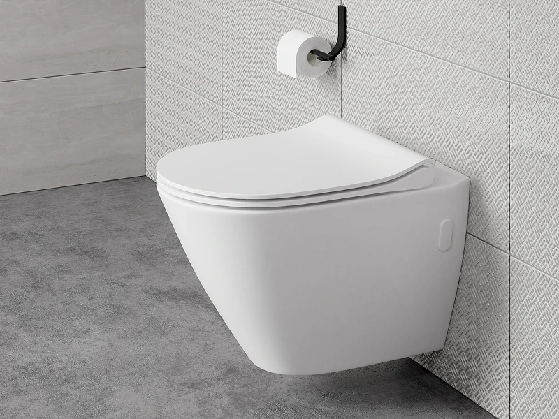 Комплект унитаза Cersanit City Smart CO DPL EO slim LP с инсталляцией Vector 64917 с сиденьем Микролифт фарфор подвесной