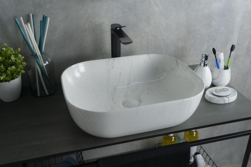 Раковина-чаша Gid Geometrico 50 K397D9 53322 цвет Под камень глянцевый