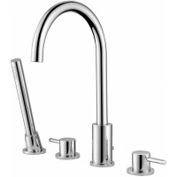 Смеситель на борт ванны Abber Wasser Kreis AF8113 Хром латунь