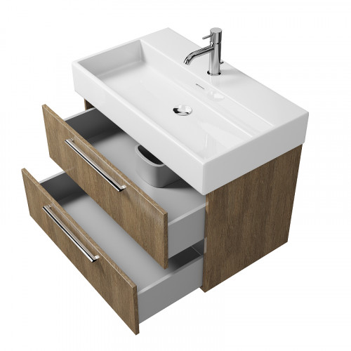 Тумба под раковину Creto Tivoli 80 8-1377BA подвесная Bamenda МДФ / ЛДСП