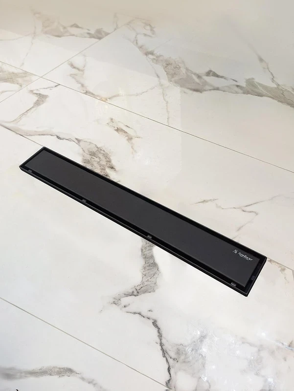 Душевой лоток AltroBagno 50 FD 071205 MB с решеткой цвет Черный матовый / под плитку