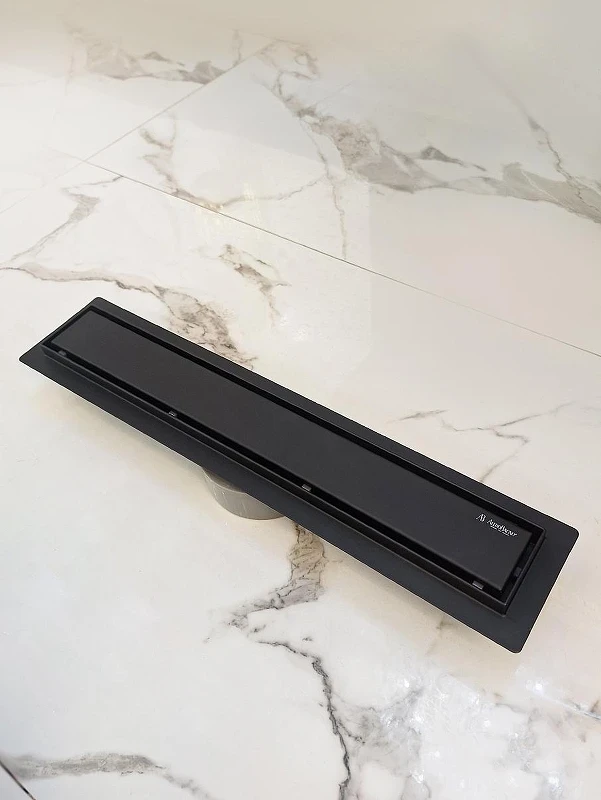 Душевой лоток AltroBagno 50 FD 071205 MB с решеткой цвет Черный матовый / под плитку