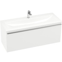Раковина Ravak Clear 100 XJJ01110000 Белая искусственный камень (литьевой мрамор) полувстраиваемая