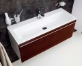 Раковина Ravak Clear 100 XJJ01110000 Белая искусственный камень (литьевой мрамор) полувстраиваемая
