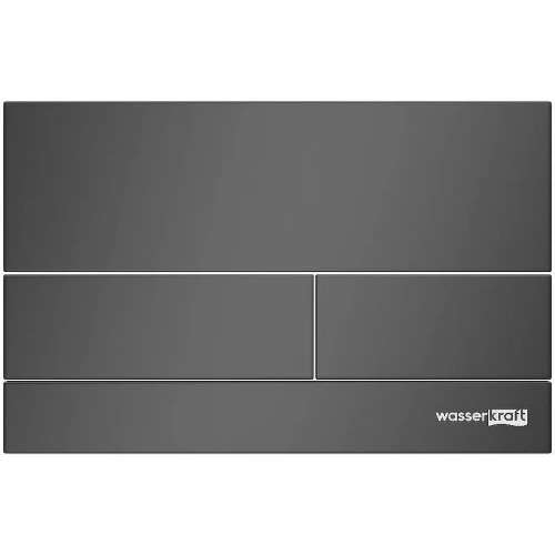 Смывной бачок WasserKRAFT Aller 10TLT.031.ME.MB04 для унитаза с Черной матовой клавишей смыва