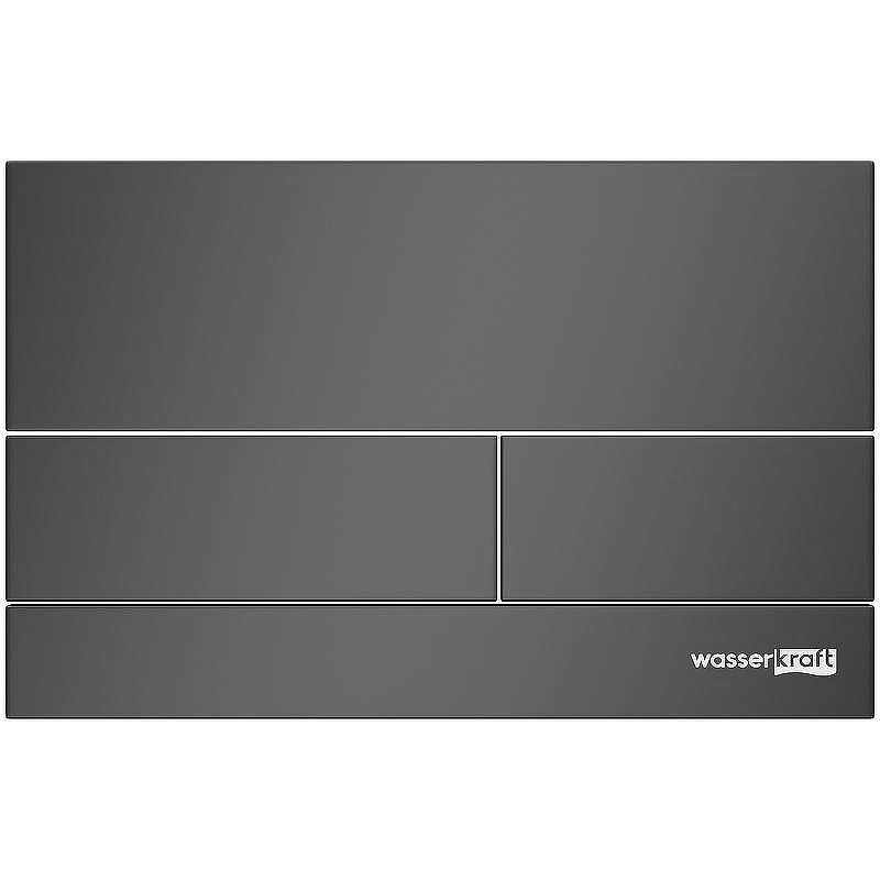 Смывной бачок WasserKRAFT Aller 10TLT.031.ME.MB04 для унитаза с Черной матовой клавишей смыва