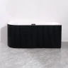 Акриловая ванна Azario Lago Blanco Black 170х75 R AZ-6724-1CRB 17075 цвет Черный матовый Белый глянец