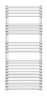 Водяной полотенцесушитель Zehnder Forma Spa LF-120-060 Белый