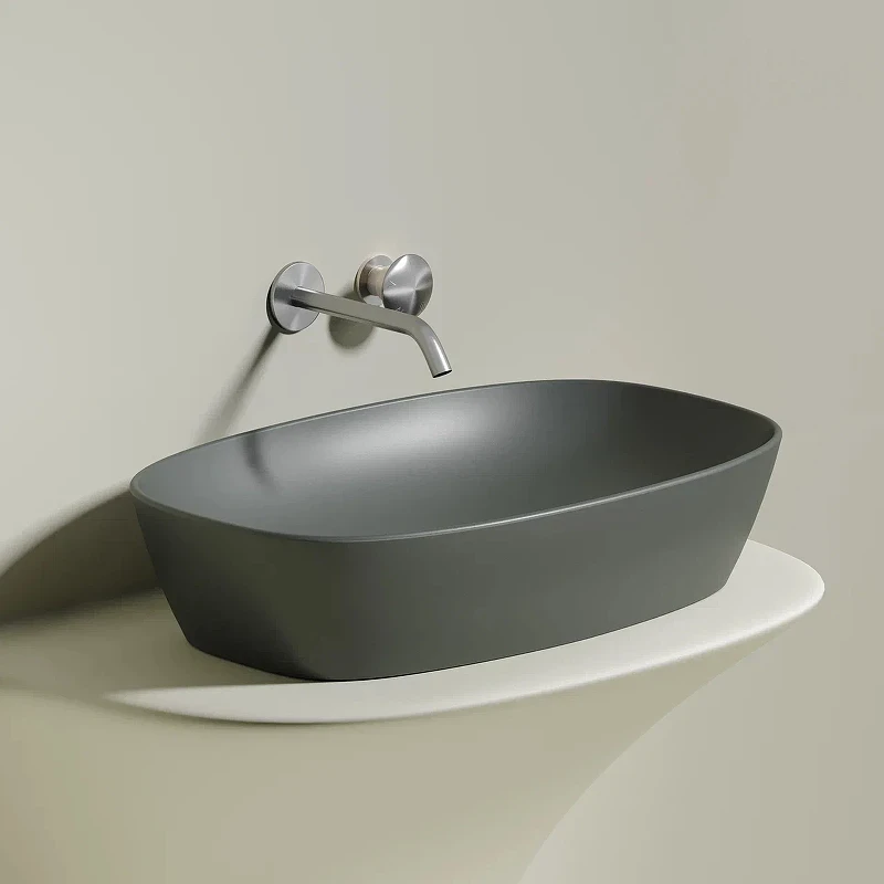 Раковина-чаша Ceramicanova Element 60 CN6049MH Антрацит матовый фарфор накладная