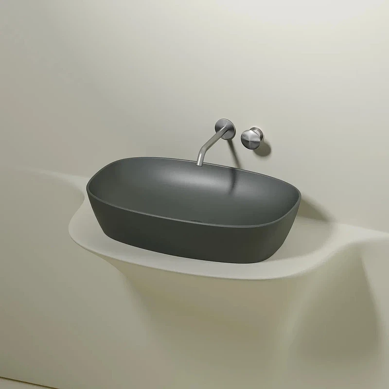 Раковина-чаша Ceramicanova Element 60 CN6049MH Антрацит матовый фарфор накладная