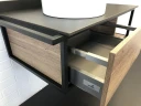 Тумба с раковиной Comforty Лиссабон 95 00-00006269 подвесная Дуб темный