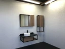 Тумба с раковиной Comforty Лиссабон 95 00-00006269 подвесная Дуб темный