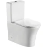 Унитаз компакт CeramaLux 1219A с бачком и сиденьем Микролифт фаянс напольный