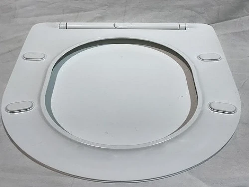 Унитаз компакт CeramaLux 1219A с бачком и сиденьем Микролифт фаянс напольный