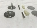 Унитаз компакт CeramaLux 1219A с бачком и сиденьем Микролифт фаянс напольный