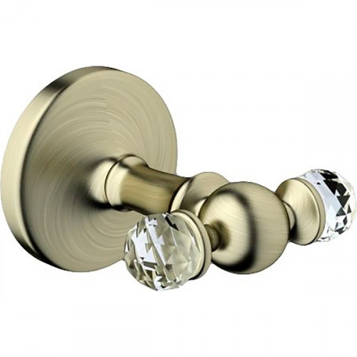 Двойной крючок Art&amp;Max Antic Crystal AM-E-2686SJ-Br Бронза