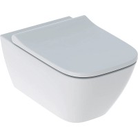 Унитаз Geberit Smyle Square 500.683.01.1 подвесной с сиденьем Микролифт фарфор подвесной