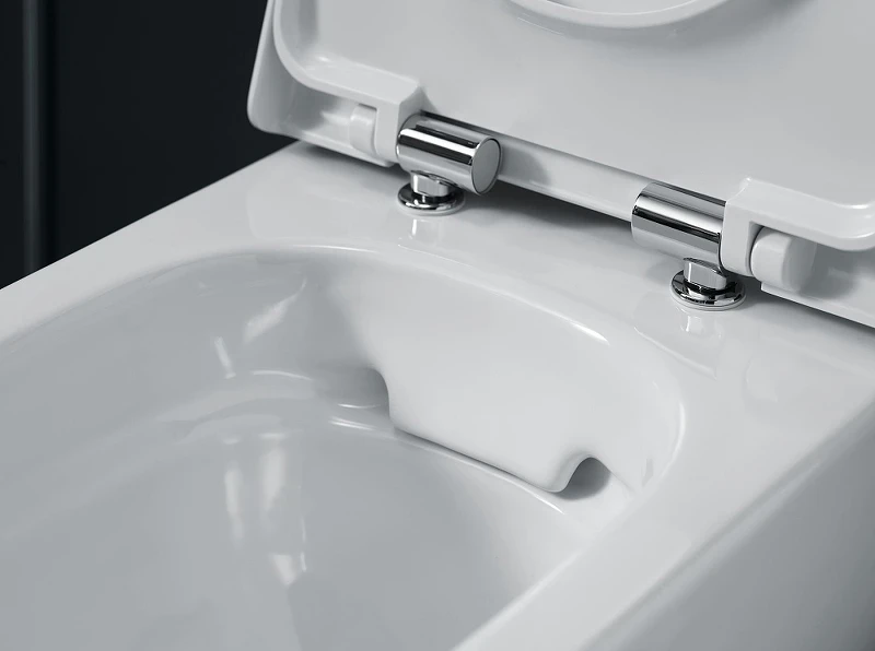 Унитаз Geberit Smyle Square 500.683.01.1 подвесной с сиденьем Микролифт фарфор подвесной