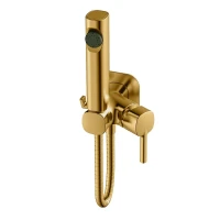 Гигиенический душ со смесителем Haiba HB5518-5 цвет Брашированное золото