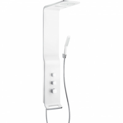Душевая панель Hansgrohe Raindance 27008400 Белая Хром латунь на стену