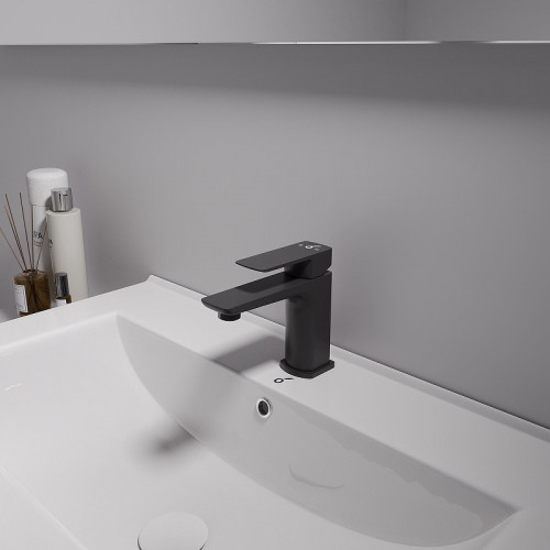 Смеситель для раковины Oliveeka D OL-139003-MB цвет Черный матовый