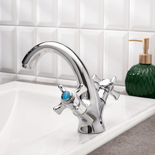 Смеситель для раковины Ростовская Мануфактура Сантехники Boou BA5341-1-B723 Хром