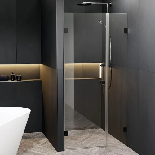 Душевая дверь Riho SZ Scandic NXT X102 138 R G001016121 профиль Черный матовый стекло прозрачное