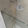 Душевая перегородка Cezares Liberta 80 LIBERTA-L-1-TB-80-GR-Cr профиль Хром стекло серое