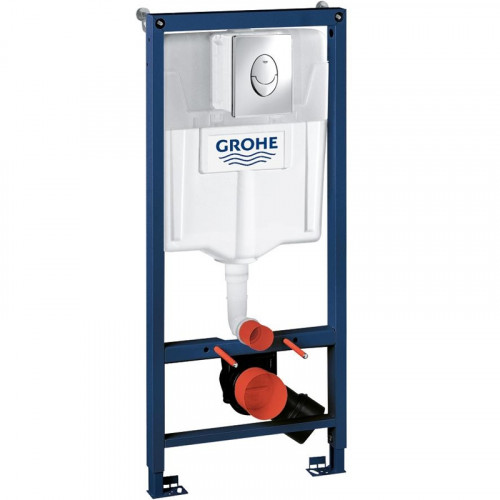 Инсталляция Grohe Rapid SL 38721001 для унитаза с клавишей смыва Хром пластик