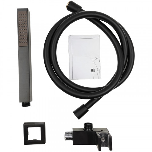 Душевой гарнитур Paini Grazia 21PZ440 Черный матовый