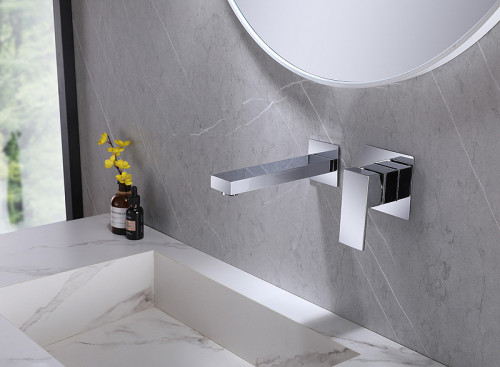 Смеситель для раковины Abber Daheim AF8212 Хром латунь встраиваемый