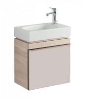Раковина Geberit Citterio 45 R 500.541.01.1 Белая фарфор подвесная, полувстраиваемая