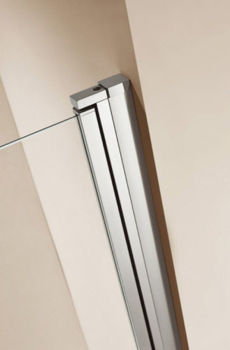 Шторка на ванну Cezares ECO-O-V-21-120/140-C-Cr профиль Хром стекло прозрачное