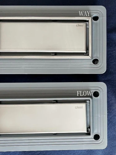 Душевой лоток Ctesi Flow Line 70 BK4024540 с решеткой Хром