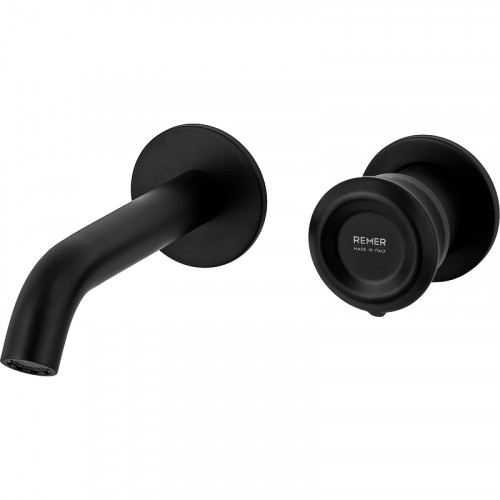 Смеситель для раковины Remer Element ET15PNO Черный матовый латунь встраиваемый