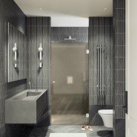 Душевая дверь Maybah Glass MGD-526-4 905x1950 на петлях Хром глянцевый стекло бронзовое матовое