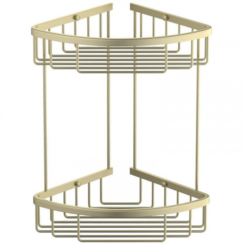 Полка корзина Timo Saona 13082/17 угловая Золото матовое