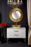 Зеркало Boheme NeoArt Shine 82 528-G light с подсветкой Золото глянец стекло