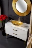 Зеркало Boheme NeoArt Shine 82 528-G light с подсветкой Золото глянец стекло