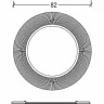 Зеркало Boheme NeoArt Shine 82 528-G light с подсветкой Золото глянец стекло