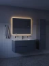 Зеркало Iddis Uniq 100 UNI1080i98 с подсветкой с сенсорным выключателем и диммером
