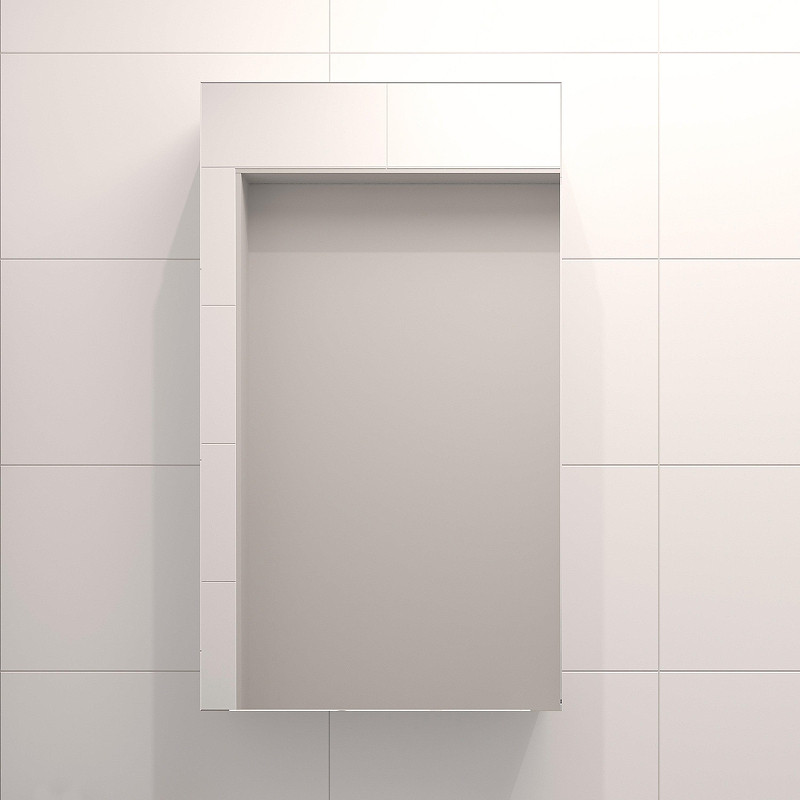 Зеркальный шкаф DIWO Архангельск 40 AH2304Z цвет Белый