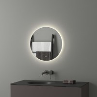 Зеркало Evoform Ledshine d50 BY 2642 с подсветкой 12 W - сенсорный выключатель - нейтральный белый свет стекло