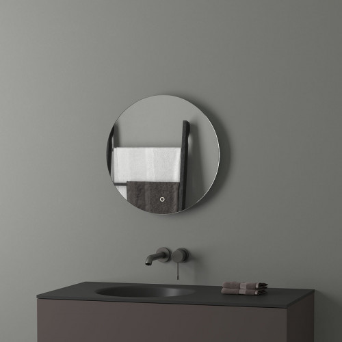 Зеркало Evoform Ledshine d50 BY 2642 с подсветкой 12 W - сенсорный выключатель - нейтральный белый свет стекло
