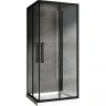 Душевой уголок Abber Schwarzer Diamant 90х90 AG02090BH-S90B профиль Черный стекло прозрачное