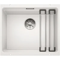 Кухонная мойка Blanco Etagon 500-U Silgranit 522231 Белая искусственный камень (литьевой мрамор) встраиваемый