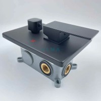 Душевая система ALMAes Liros TVZ-0889 Черная матовая латунь встраиваемый