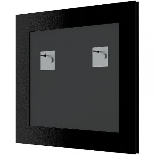 Зеркало Evoform Definite 70х70 BY 3904 в багетной раме - Красная волна 89 мм стекло